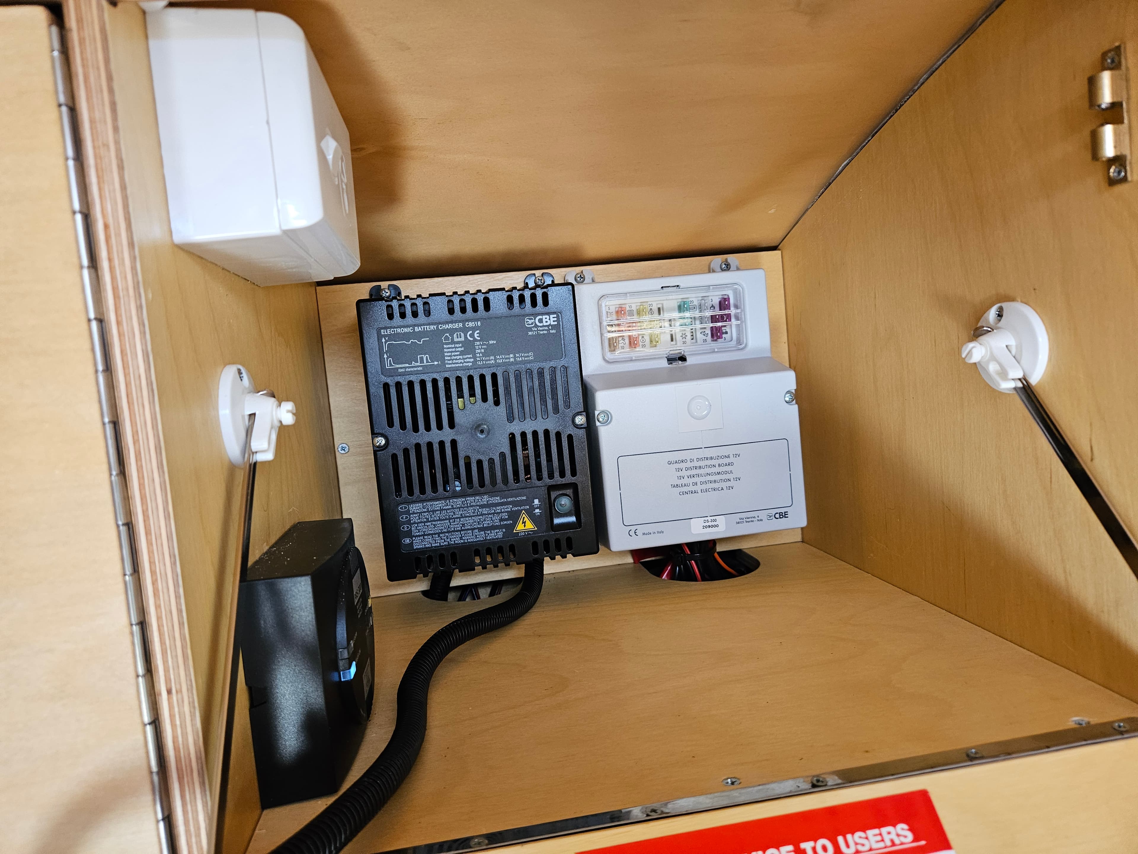 2024 Smidge Breeze — CBE electrical distribution cabinet and battery charger